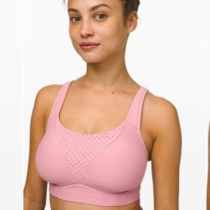 Lululemon Run Times Bra 32DD Pink Taupe